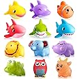 Hely Cancy Bath Toys for Kids - No Hole Baby Toys for 1 Year Old Infant Boys Girls, Shower Water Pool Toys