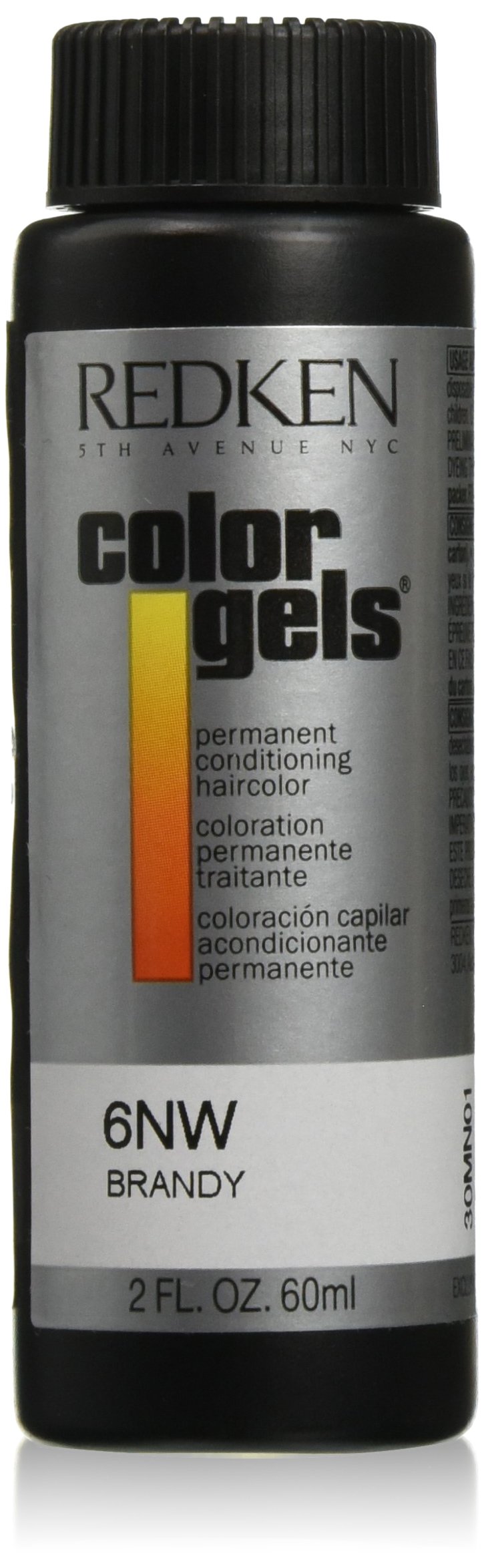 Redken Color Gels Permanent Conditioning 6NW Brandy Hair Color for