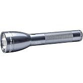MagLite ML50L 2-Cell C LED Flashlight, Adjustable Beam, High &amp; Low Modes, Water-Resistant - Gray