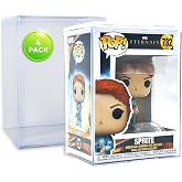 4-Pack Funko Pop Protector Case, 4in Hard Acrylic Stackable Display Box | Crystal-clear 2.5mm acrylic fits standard 4" Funko Pop boxes; interlocking lids stack securely. Made in USA.
