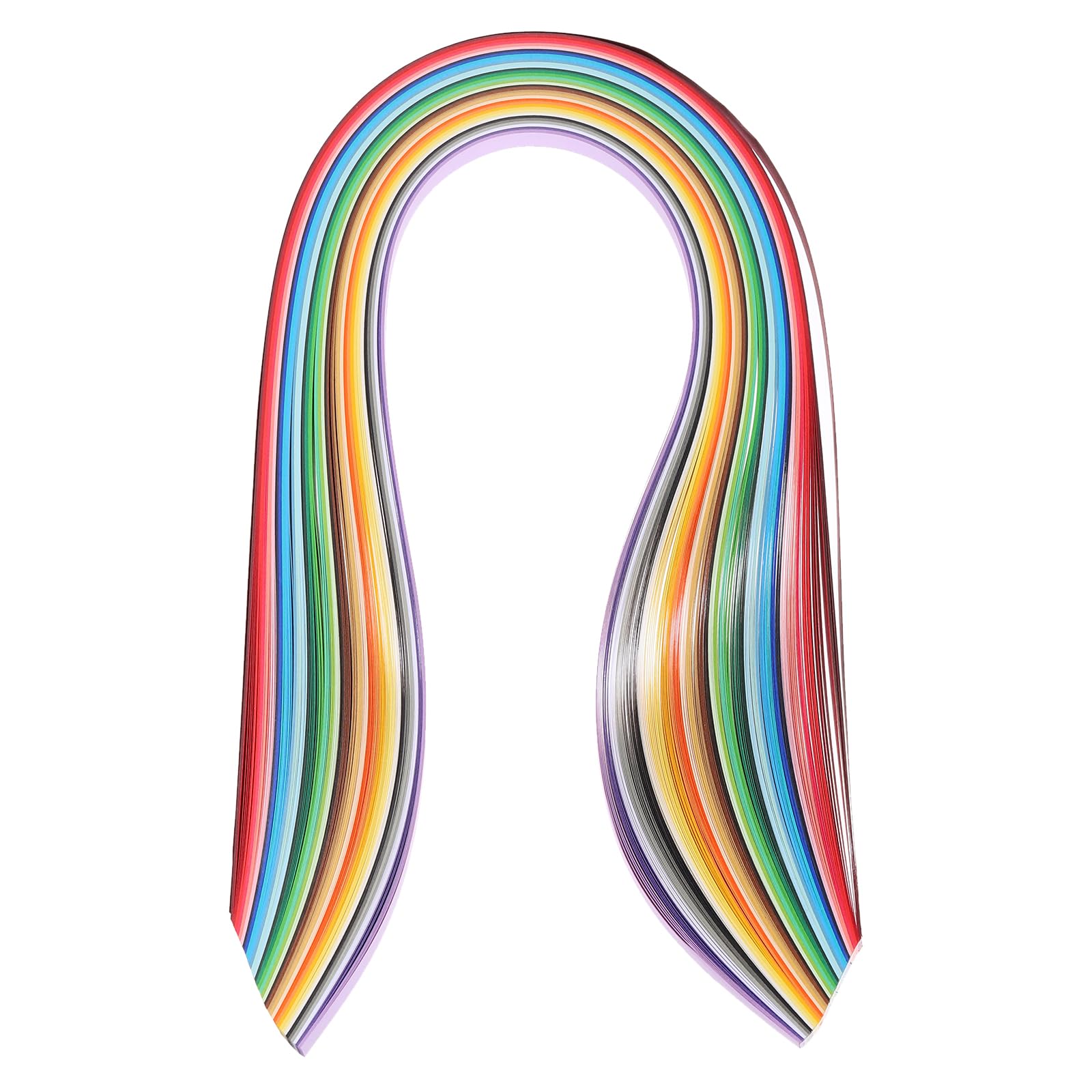 PATIKIL 180pcs Quilling Strips Paper 3/8"(10mm) 54cm Origami Paper Quilling Strip for Art DIY Hand Craft 36 Colors