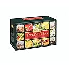 Ahmad Tea Twelves Teas (Pack of 1, Total 60 Enveloped Tea Bags)