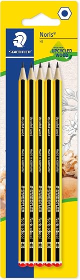 Staedtler 121-2 Noris HB Graphite Pencils Pack of 5 Grey