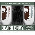 Billy Jealousy Beard Envy Facial Hair Refining Kit with Beard Wash Facial Hair Control and Boar Bristle Brush for Clean, Hydrated, Soft, Tamed Unruly Mane