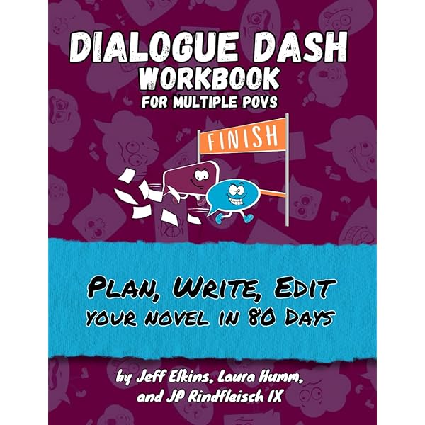 Dialogue Dash Workbook for 1 Main Character: Plan, Write, Edit