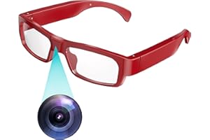 Spy Camera Smart Glasses Hidden Camera 1080P HD Fashionable Secret Camera Video Recording for Outdoor Sport Office Meeting Cl