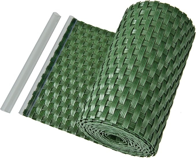 PE Privacy Strip Fence Panel Privacy Screen Rattan Balcony Fence Panel