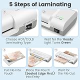 VidaTeco A4 Laminator 4 in 1 30 Pouches Trimmer Corner Rounder 0.6mm view 7