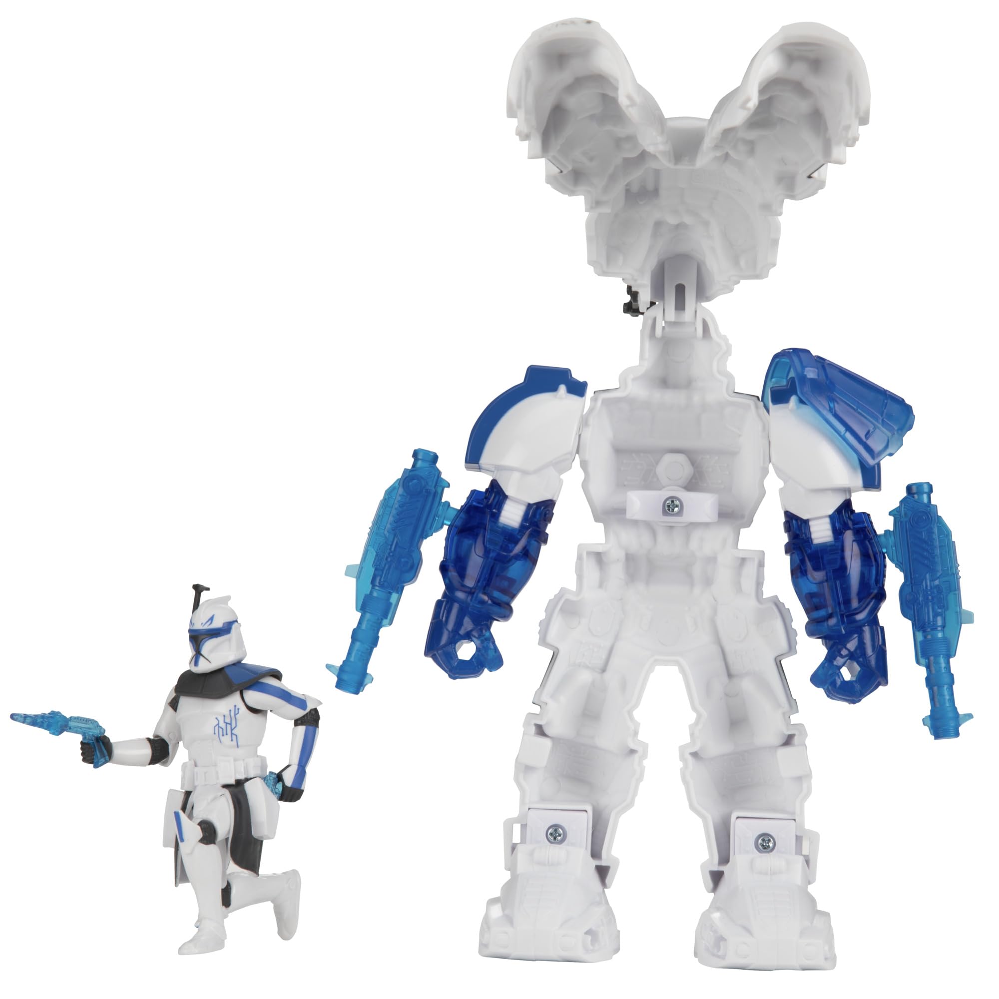 STAR WARS Epic World of Action Clone Captain Rex Mech Force Suit, 6.5-Inch Mech Suit & 4-Inch Action Figure, Toys for Boys & Girls, Christmas Stocking Stuffer Gifts, Ages 4+ (Amazon Exclusive)
