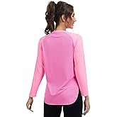 Femdouce Women's Sun Shirts UPF 50+ Lightweight Athletic Long Sleeve Tshirts Quick Dry Outdoor Running Workout Tops for Women