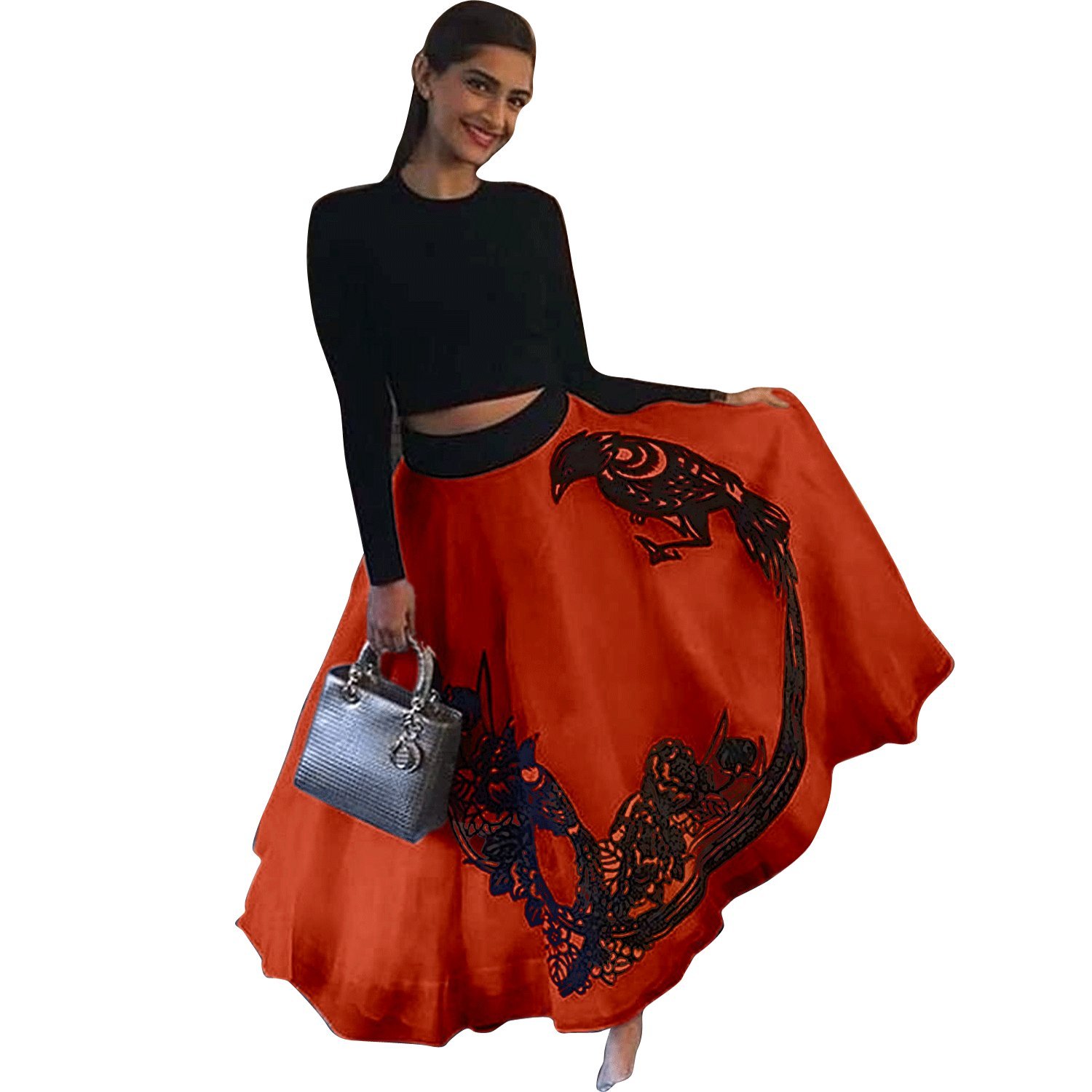 pramukh suppliers women's georgette&banglori silk lehengha