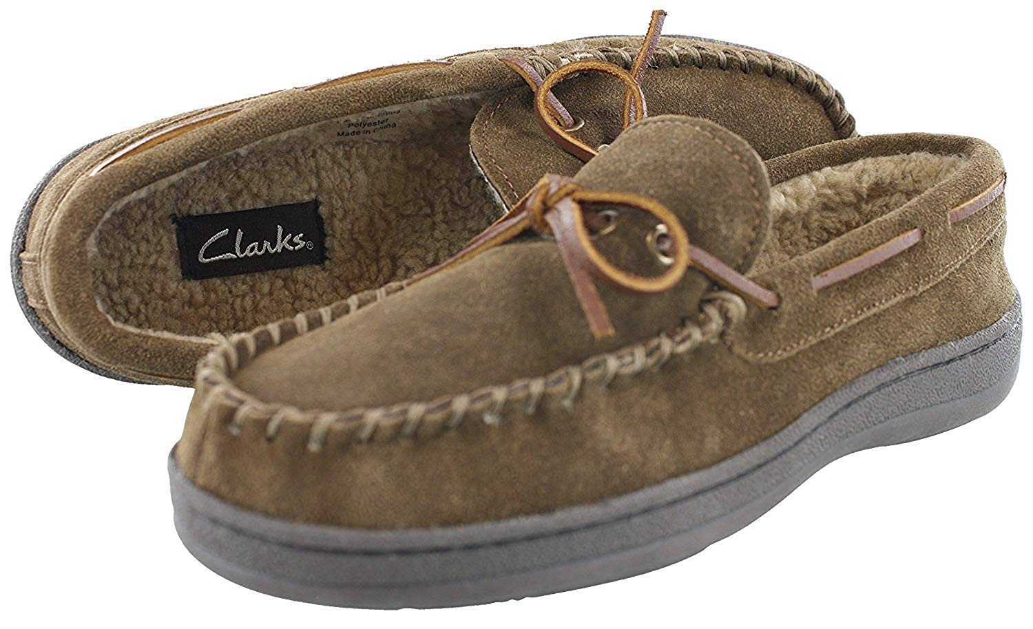 clarks mens slippers