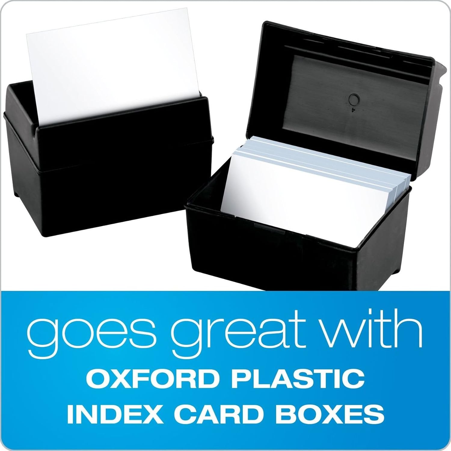 Oxford Ruled Index Cards, 3" x 5", White, 1,000 Cards (10 Packs of 100) (31): Office Products