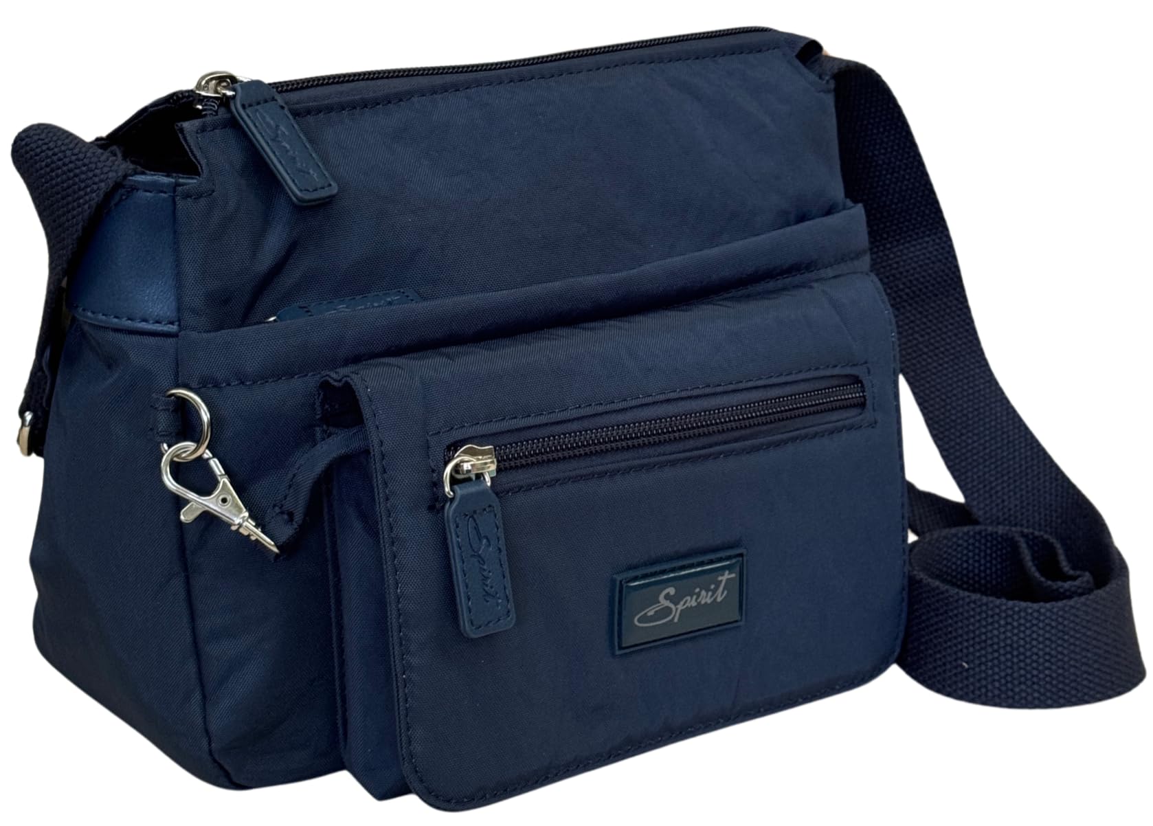 Spirit LIGHTWEIGHT TRAVEL CROSSBODY BAG FAB COLOURS. ITEM NUMBER 1651 (Navy Blue)