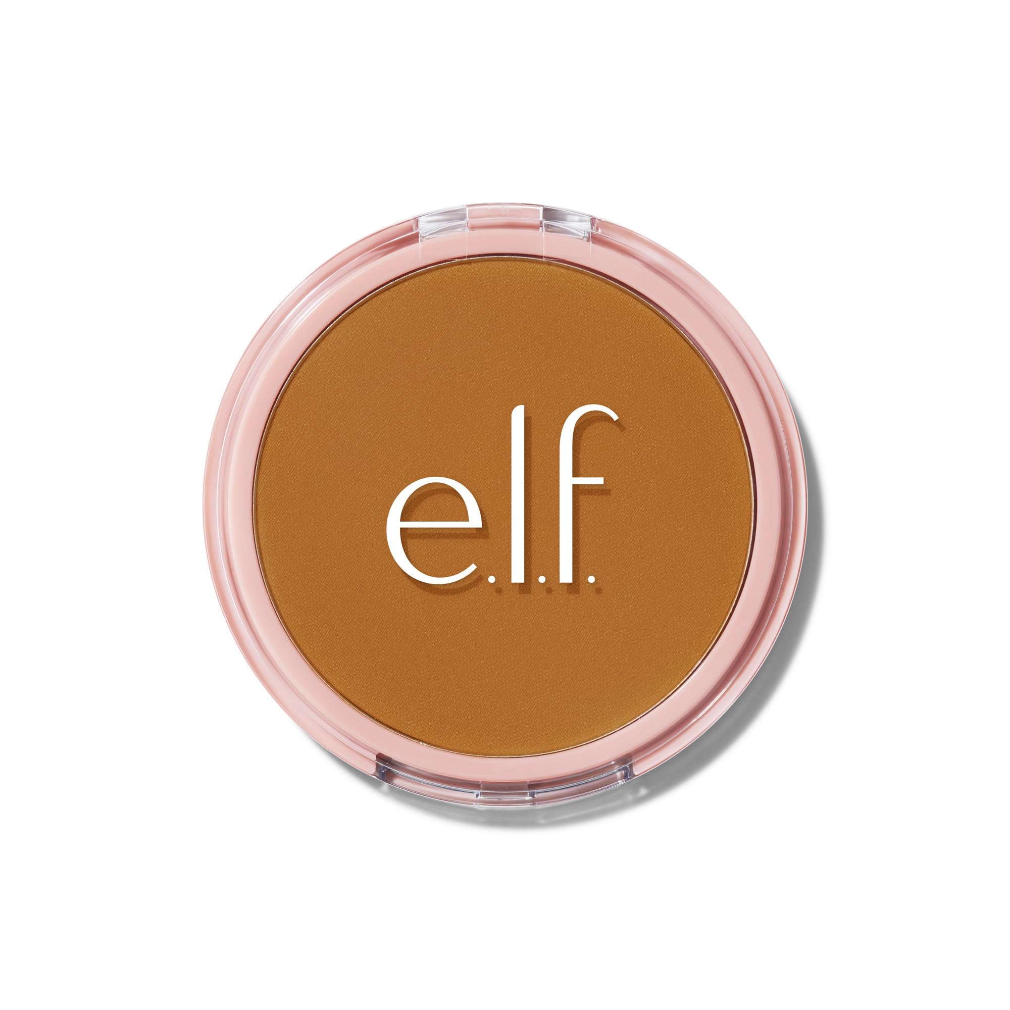 e.l.f. Halo Glow Powder Filter, Pressed Finishing Powder, Buildable Coverage, Crease-Resistant, Blurs the Appearance of Pores, With Velour Puff and Mirror, Vegan & Cruelty-Free, Deep Warm
