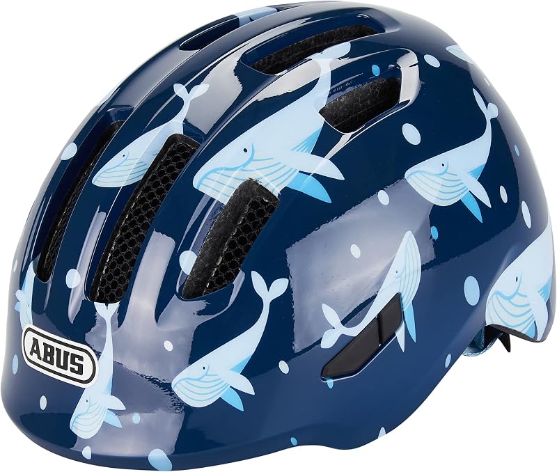 ABUS Smiley 3.0 Child Helmet – Low Fit, Adjustable, Plait Space, Reflectors
