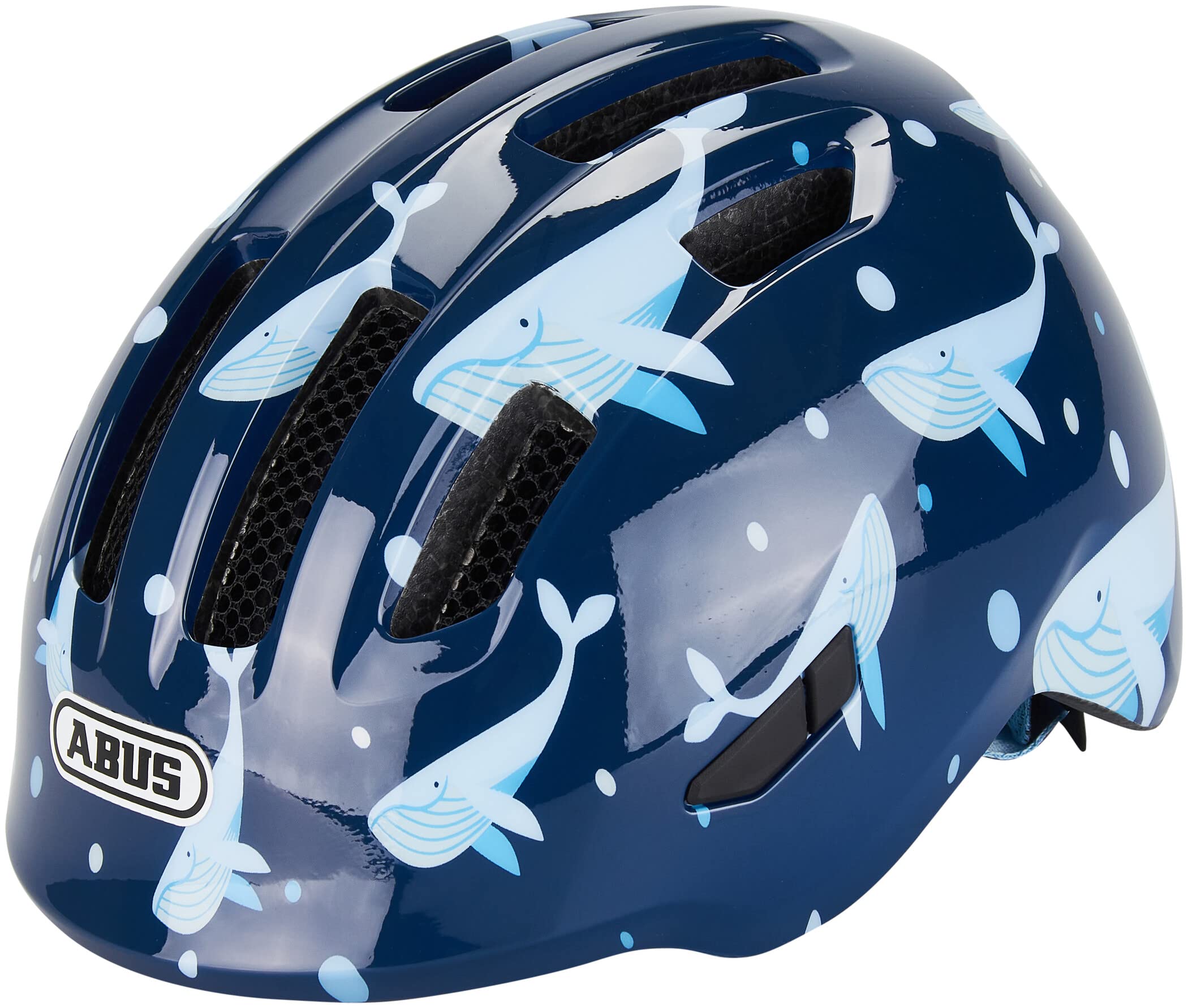 ABUS Smiley 3.0 children's helmet - bike helmet with a low fit, child-friendly designs & space for a pigtail - for girls and boys