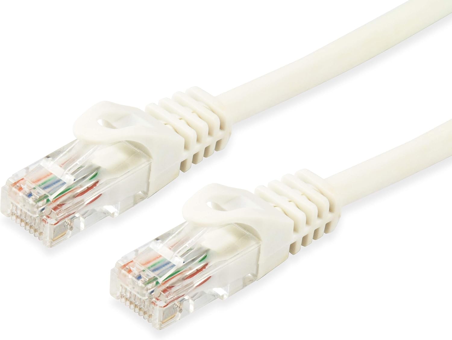 Equip Patch Cable Cat6A U/UTP 2xRJ45 0.5 m Polybag, White, 0,50 Meter