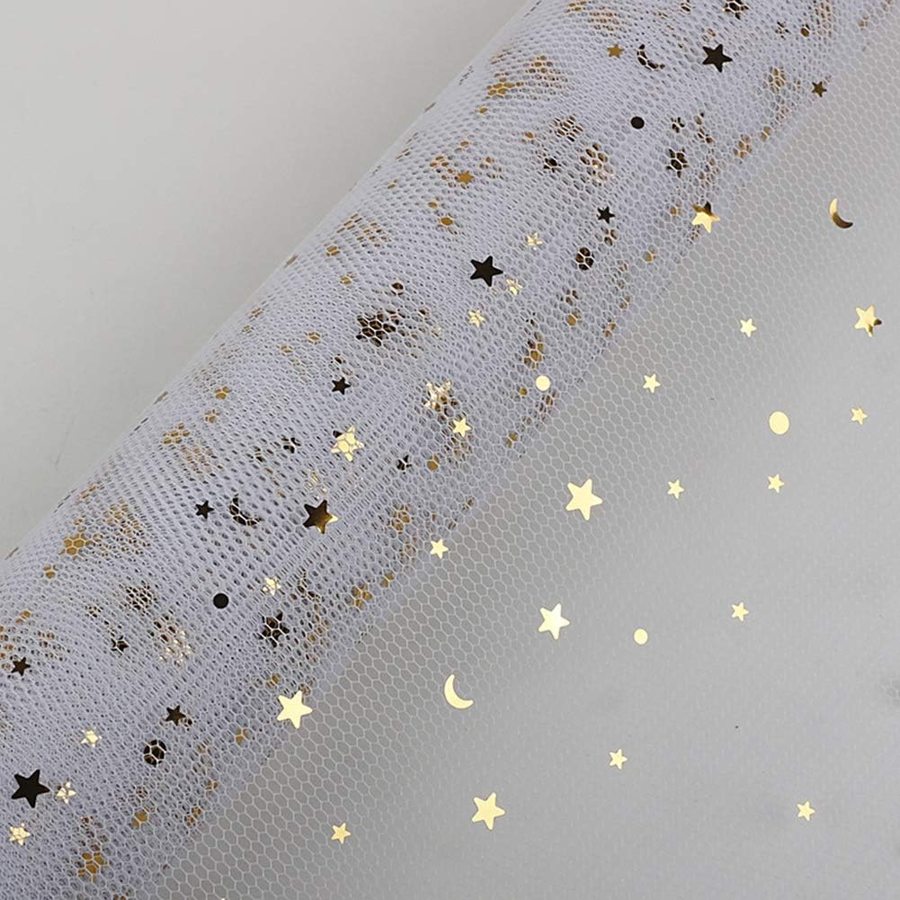 GFF Extra Long Bouquet Paper, Mesh Hollow Wrapper Birthday Present Wedding Hotel Decorative Material 50 450CM 1 Volume Origami (Color : B)