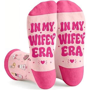 Bride to Be Gifts Bridal Shower Gifts Bachelorette Gifts for Bride Socks | Bachelorette Party Favors Accessories in My Wifey
