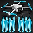 Master Airscrew Stealth Propellers for DJI Mini 3 Pro & Mini 4 Pro - Blue, 4 propellers in Set