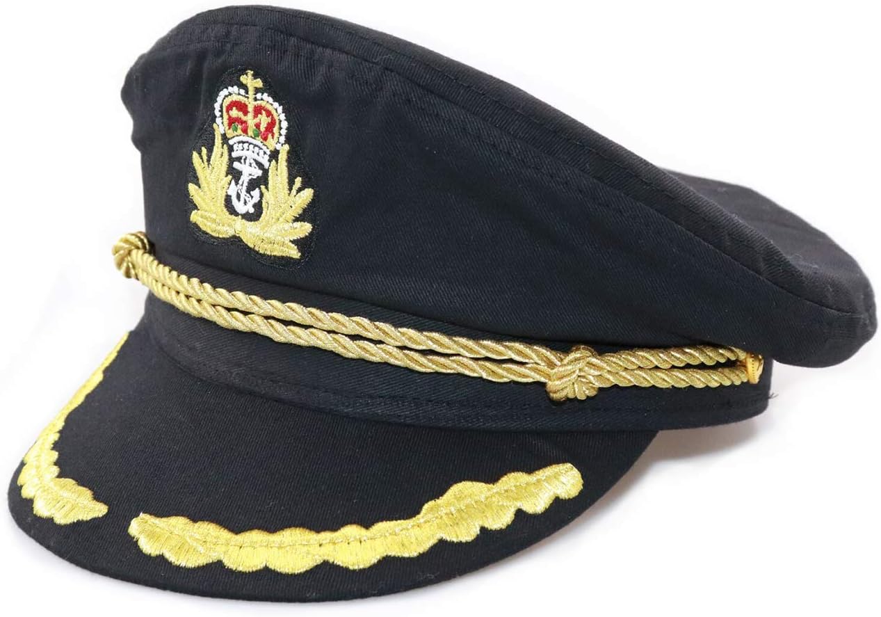 black sailor cap