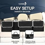 TANNESS Car Boot Seat Organiser with Adjustable Straps Medium Large 90x12x25cm view 4
