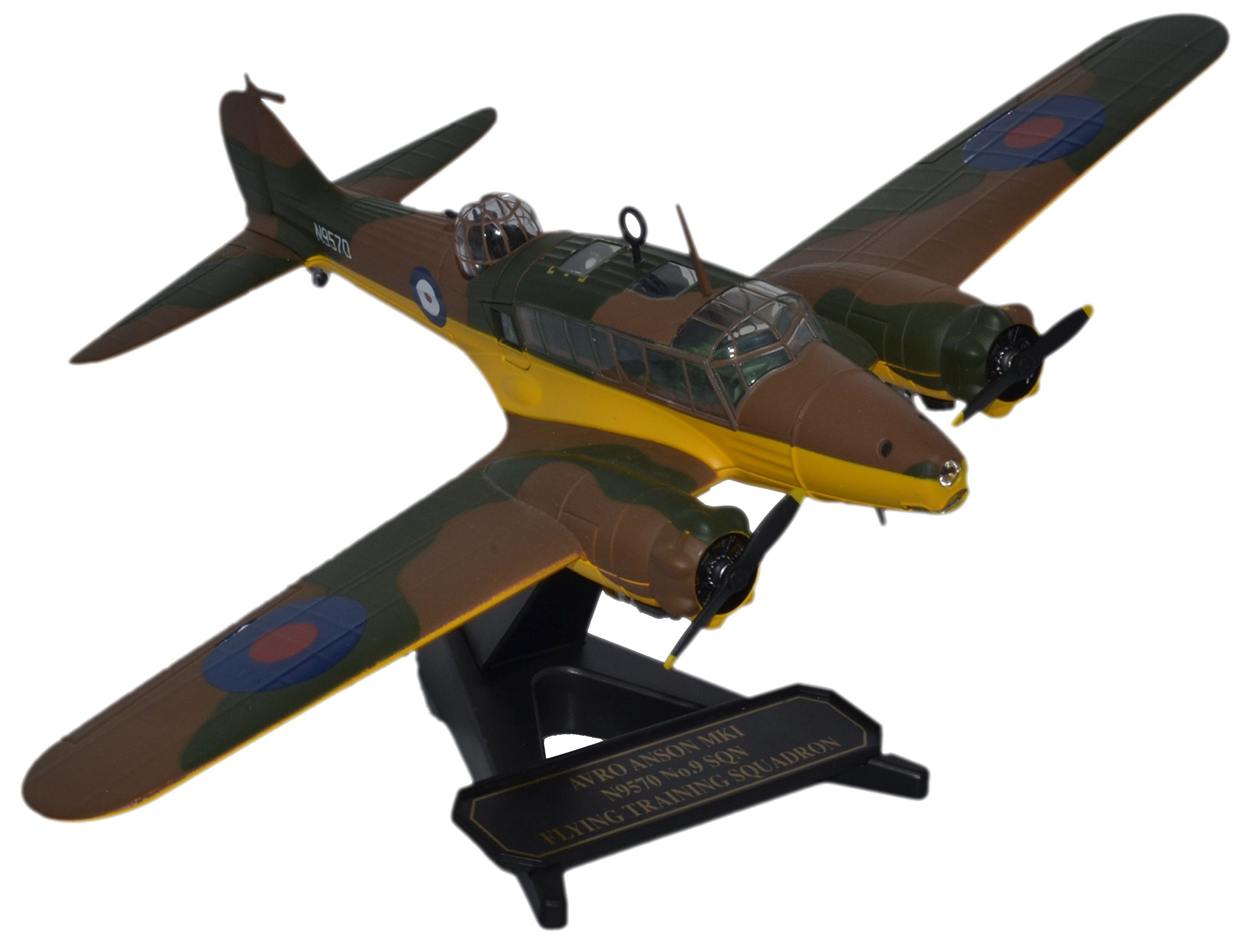 Oxford Diecast "Avro Anson Mk1 No.9 Flying Training Sqn. 1939" Vehicle