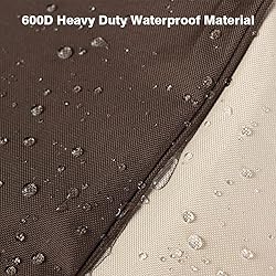 Vailge Waterproof Patio Chaise Lounge Cover, 600D