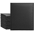 UCGOU Bubble Mailers 8.5x12 Inch Black 25 Pack Poly Padded Envelopes #2 Medium Mailing Opaque Packaging Postal Self Seal Wate
