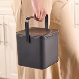 Minky 3.5L Caddy Kitchen Waste Bin Multitask Storage UK Made Black view 4