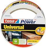 tesa extra Power Universal Fabric Tape 10 m x 50 mm White