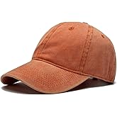 Edoneery Men Women Baseball Cap-Low Profile Adjustable Washed Cotton Golf Dad Hat