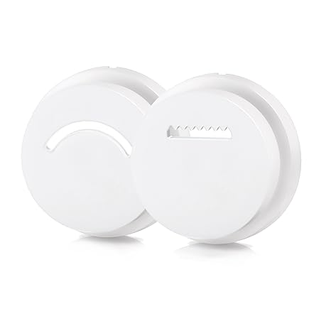 Philips HR2455/09 Formaufsätze Keksformscheiben (Original Zubehör für Pastamaker, Avance Collection), Edelstahl, Weiß