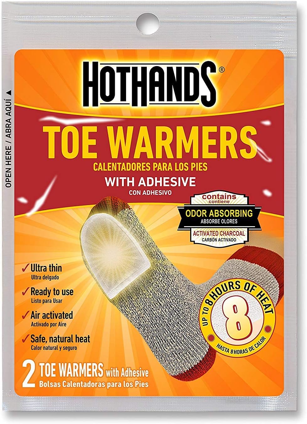 HeatMax Toasti Toes Foot Warmer (40 Pairs)