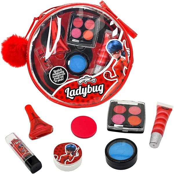 Amazon.com : Miraculous Ladybug Kids Makeup Set - 10 Piece Bag