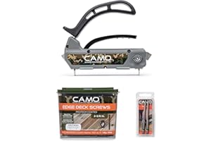 CAMO Marksman Pro-X1 Kit, Deck Tool, 1750 Edge Screws & Bits, Edge Fastening Installation, 1/16" Spacing, Fits 5-1/4-5-3/4" W