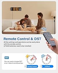 Digital Wall Clock, Digital Clock Large Display