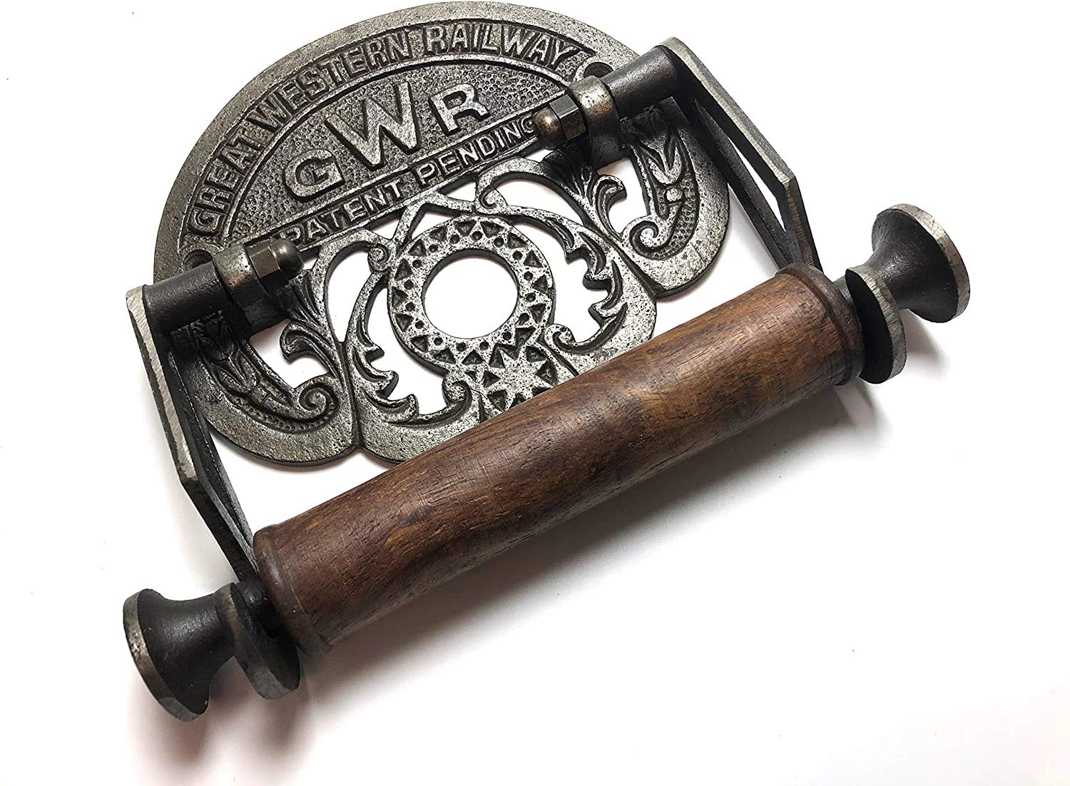 BEAUTIFUL REPLICA CAST IRON GREAT WESTERN RAILWAY TOILET ROLL HOLDER GWR TRAIN