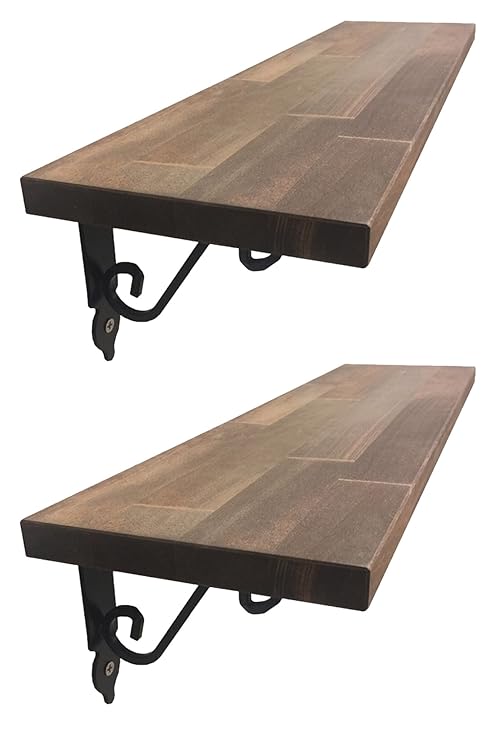 Amazon Co Jp 日常の空間をお洒落に可愛く 飾り棚 壁掛け アイアン