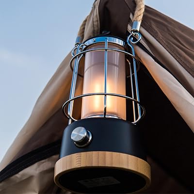 HARPER LIVING Rechargeable LED Lantern with Power Bank 5000mAh Outdoor Light