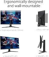 ASUS ROG Strix XG27AQMR 27" WQHD 300Hz 1ms Gaming Monitor G-Sync HDR 600 view 5