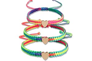 QqzsJewls First Day of School Gifts for Mother Daughter Back to School Bracelets Set of 2 Mommy and Me Matching Heart Wish Bracelet Jewelry Gifts