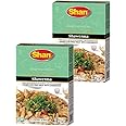 Shan Shawerma Arabic Seasoning Mix 1.41 oz (40g) - Spice Powder for Arabic Stir Fried Meat with Condiments - Suitable for Vegetarians - Airtight Bag in a Box (Pack of 2)