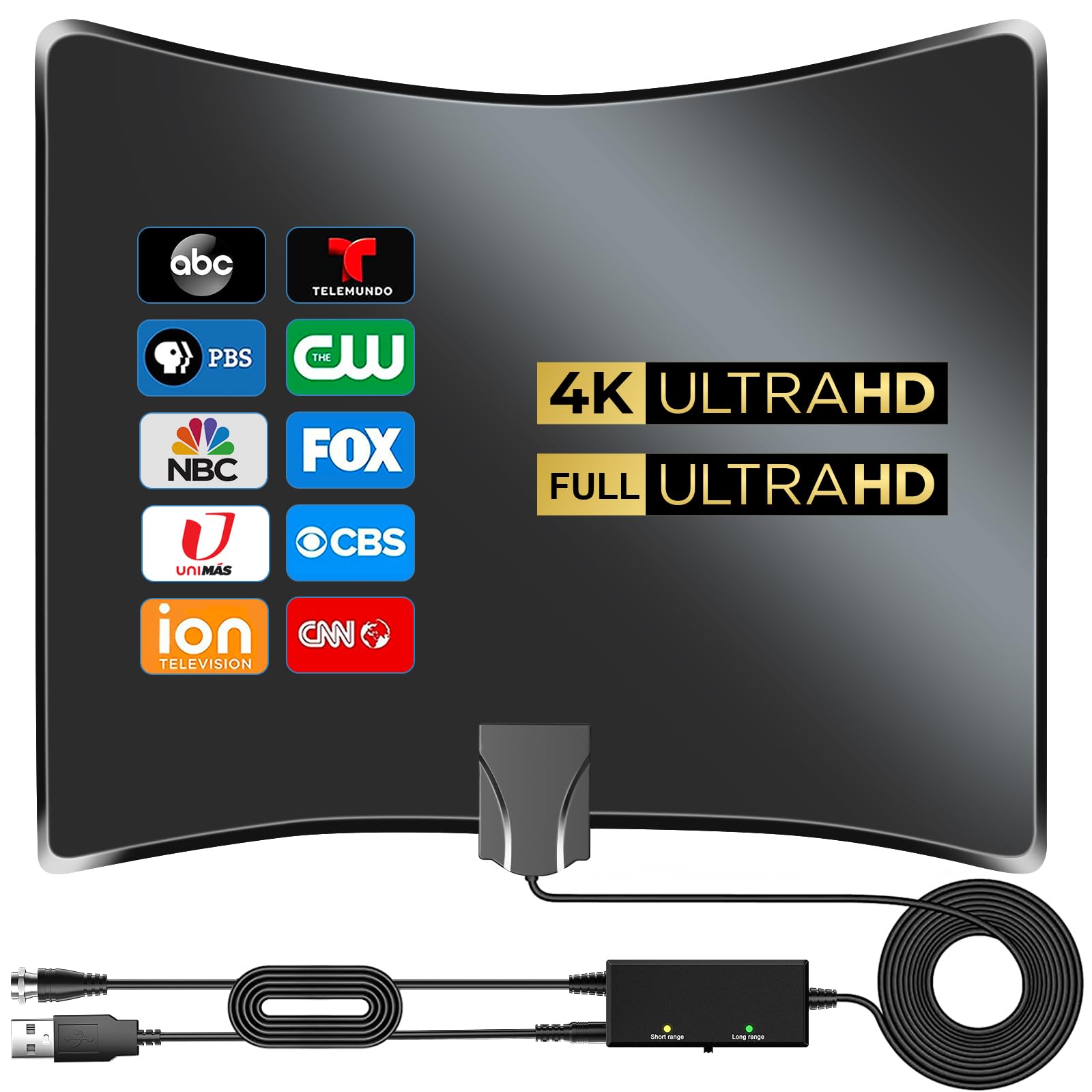 Photo 1 of 1700 Miles HDTV Antenna for Smart TV Indoor