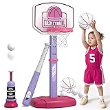 Wee Wonders 2 in 1 Toddler Basketball Hoop and T