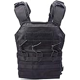 KIDYBELL Tactical Molle Vest Breathable Combat Training Vest 1000D Oxford Cloth Outdoor Hunting Air Soft Vests Sports Equipment Weight-Bearing Shoulder Strap Vests