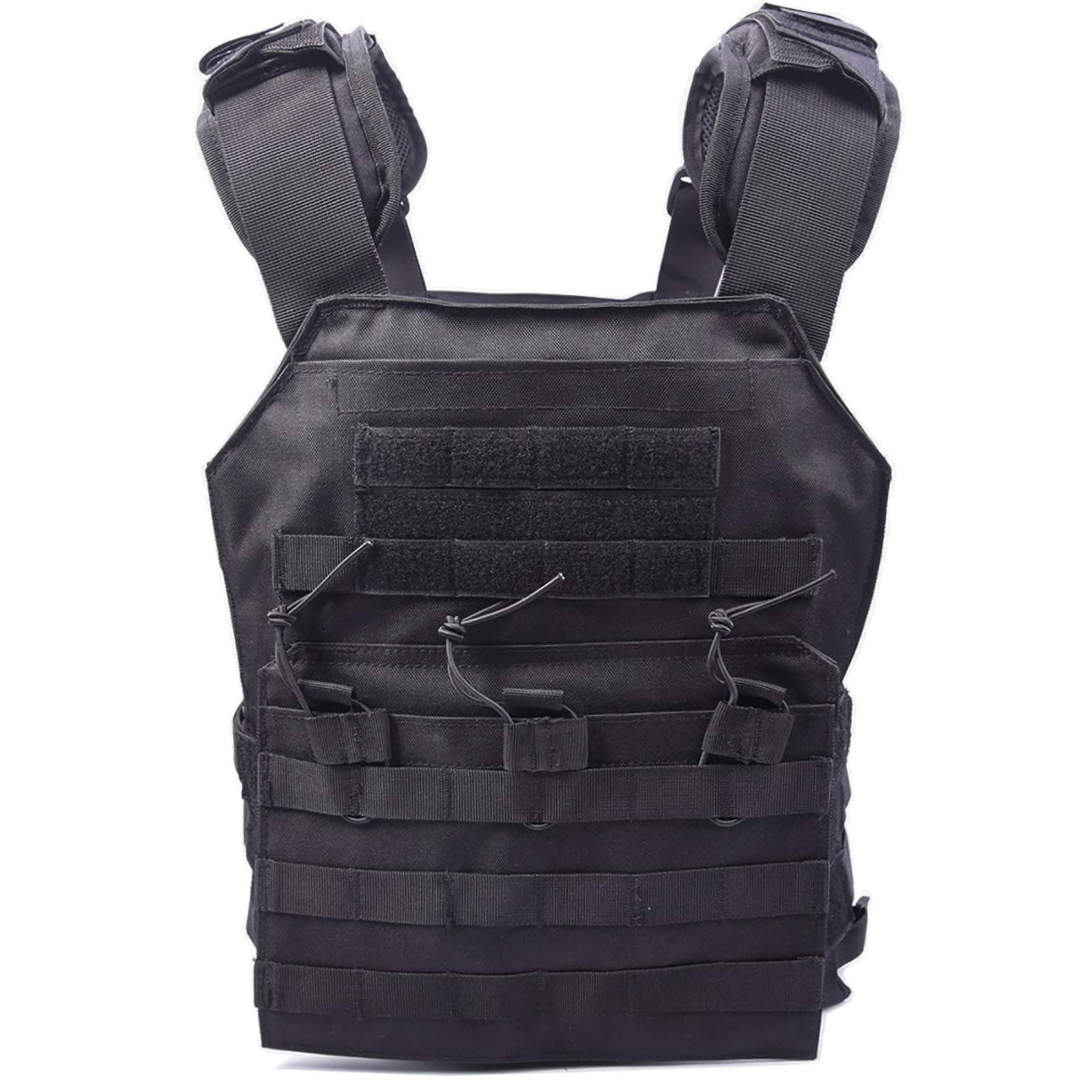 KIDYBELL Tactical Molle Vest Breathable Combat Training Vest 1000D Oxford Cloth Outdoor Hunting Air Soft Vest Sports Equipment Weight-Bearing Shoulder Strap Vest