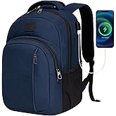 LARIPOP Travel Laptop Backpack,15.6 Inch Business Laptop backpack for Men Women with USB Charging Port,Water-Resistant Laptopack Weekender Daypack for Work College Computer