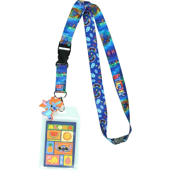 Buckle-Down Lanyard - Mickey & Minnie Croissant